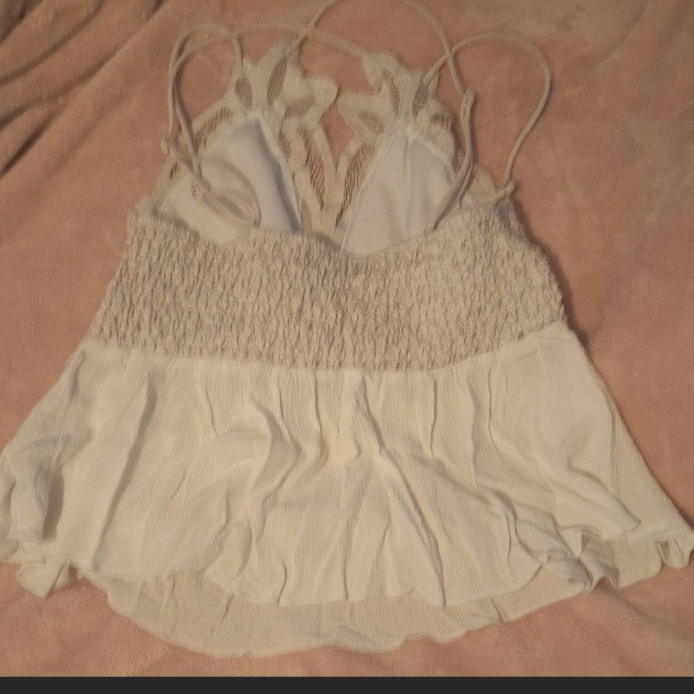 Elegant Cream Lace Women's Top